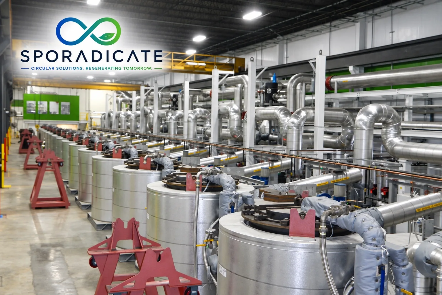 Sporadicate-branded reference pyrolysis equipment
